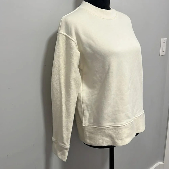 All:Row || Crewneck Long Sleeve Cotton Cream Sweater size Small - Picture 4 of 7